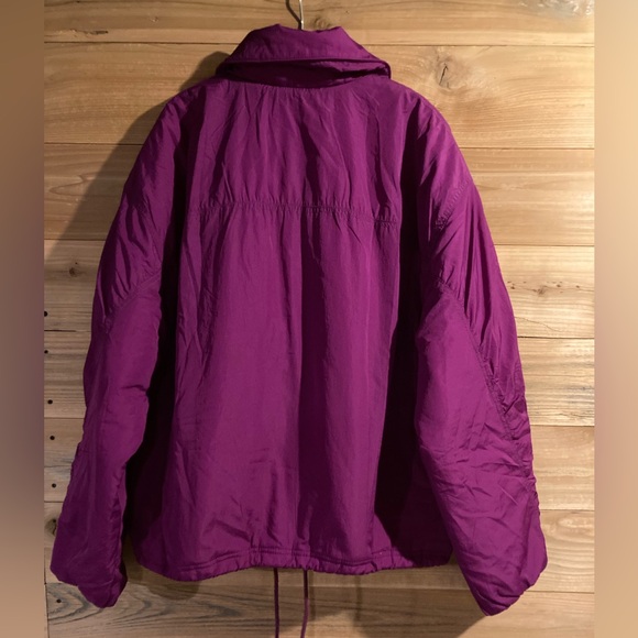 NWOT Free People Movement Off the Bleachers Coaches Jacket/Dark Purple/Size L - Picture 8 of 9